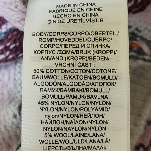 Lauren Ralph Lauren Womens Sweater Fair Isle Stripe Oversized Crew - Picture 9 of 9